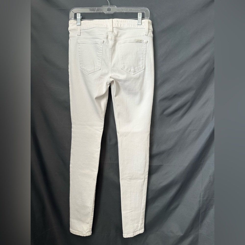 Joe's Jeans The Icon Skinny Mid Rise White Skinny Jeans Size: 27 - Picture 2 of 9